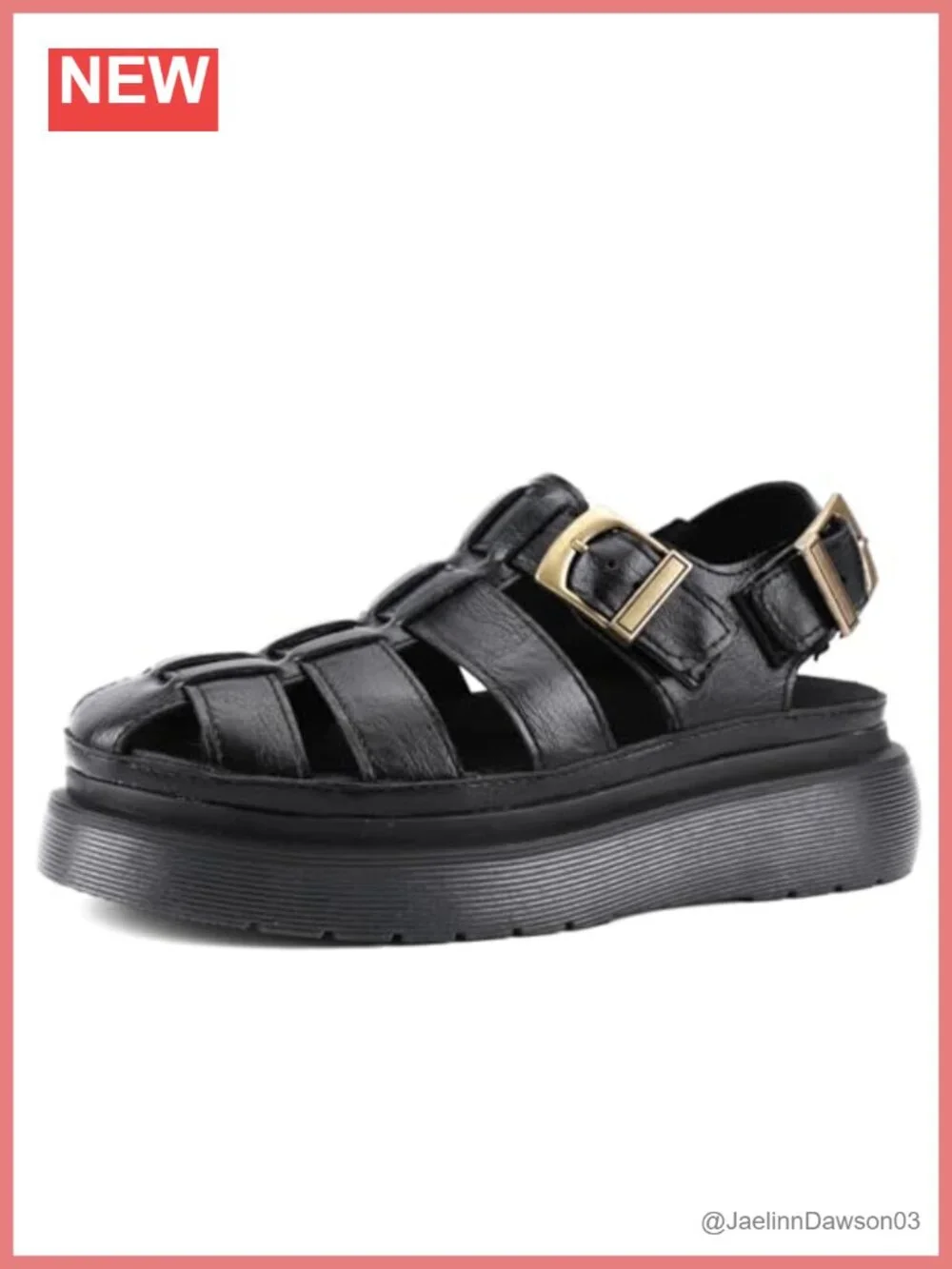 Women's Platform Wedge Sandals Adjustable T-Strap Cushioned